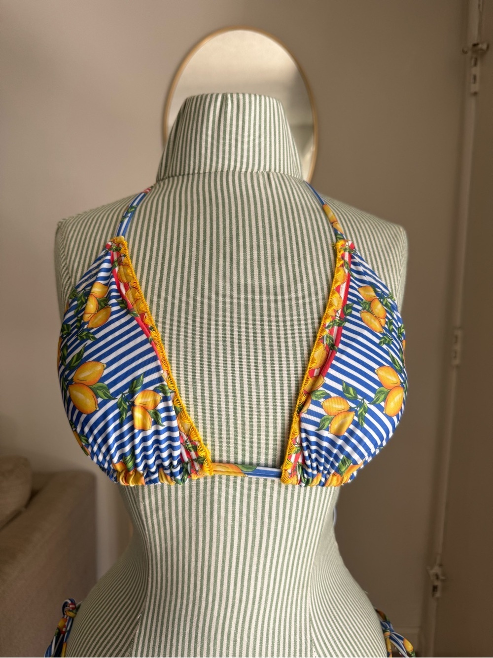 Antica Sartoria Positano lemon print bikini set - Picture 2 of 7